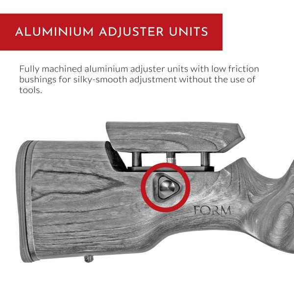 Carro Rifle Stock - Aluminium Adjuster Units
