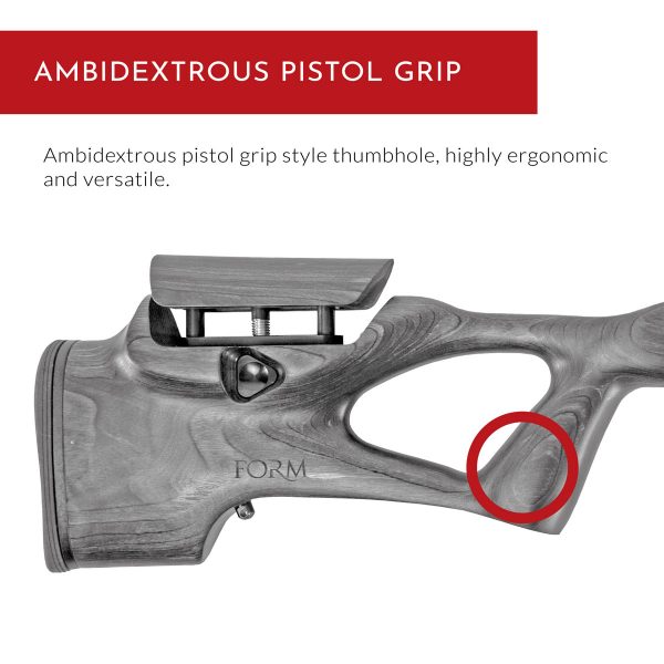 Churchill Rifle Stock - Ambidextrous Grip