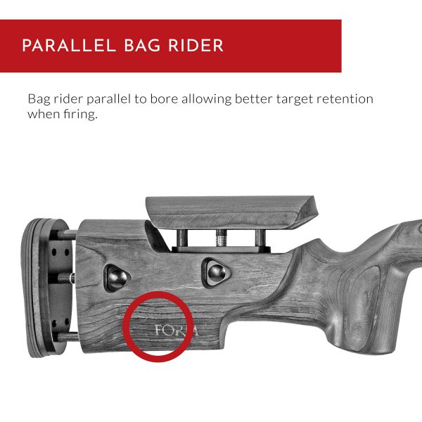 Crusader Rifle Stock - Parallel Bag Rider